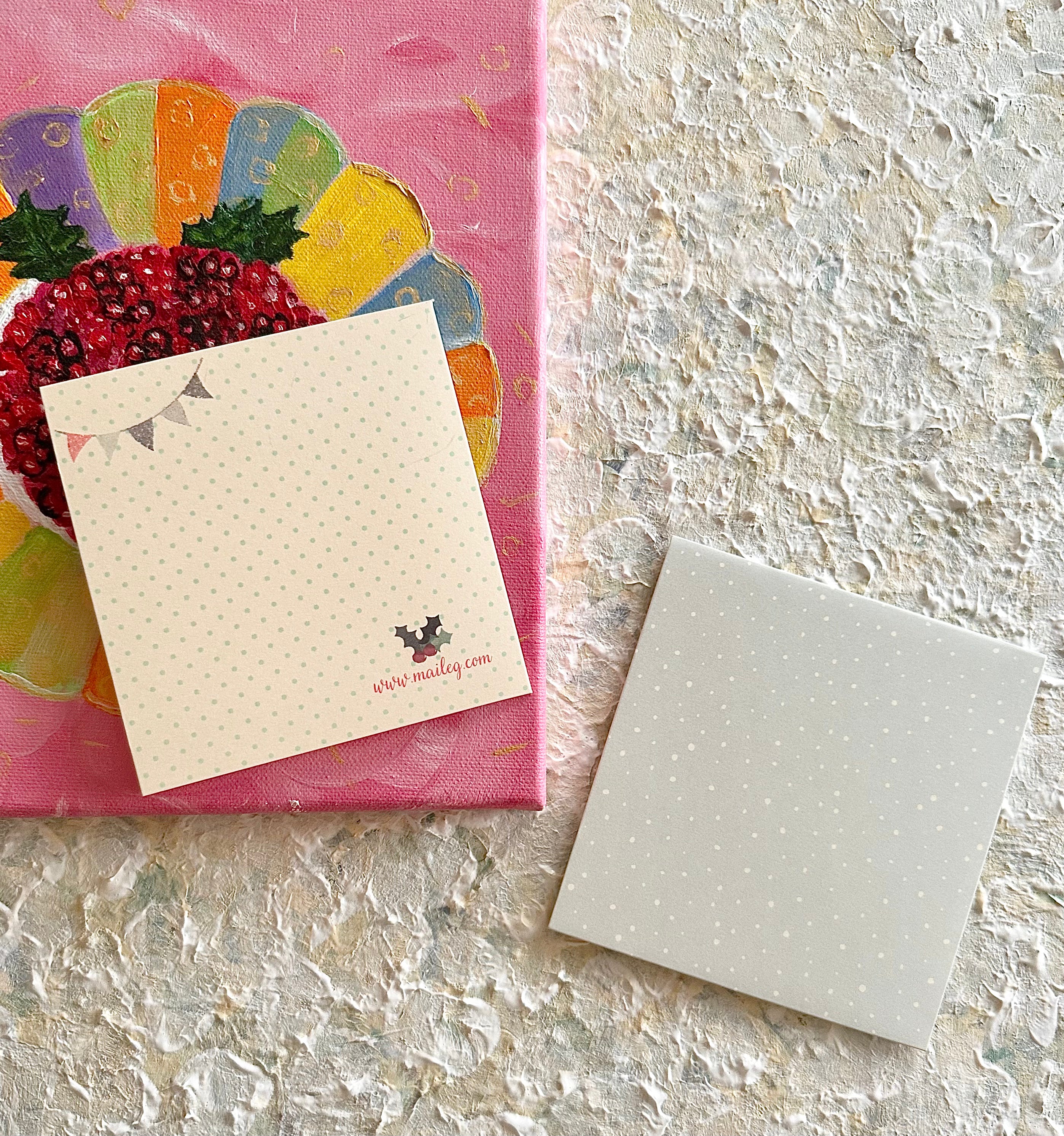 Double Christmas Card “Bambi” - 2017