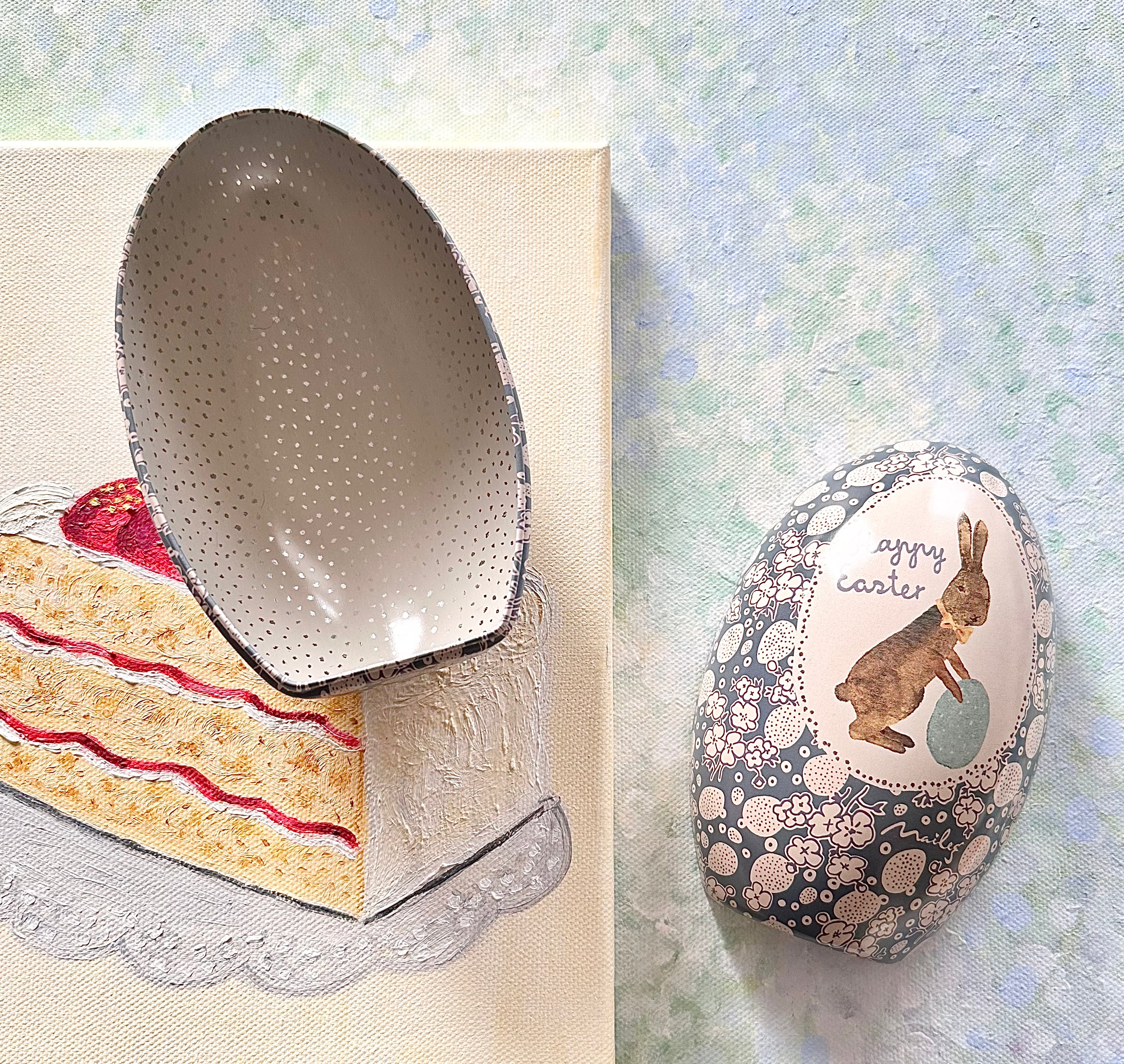 Large Easter Metal Egg - 2019