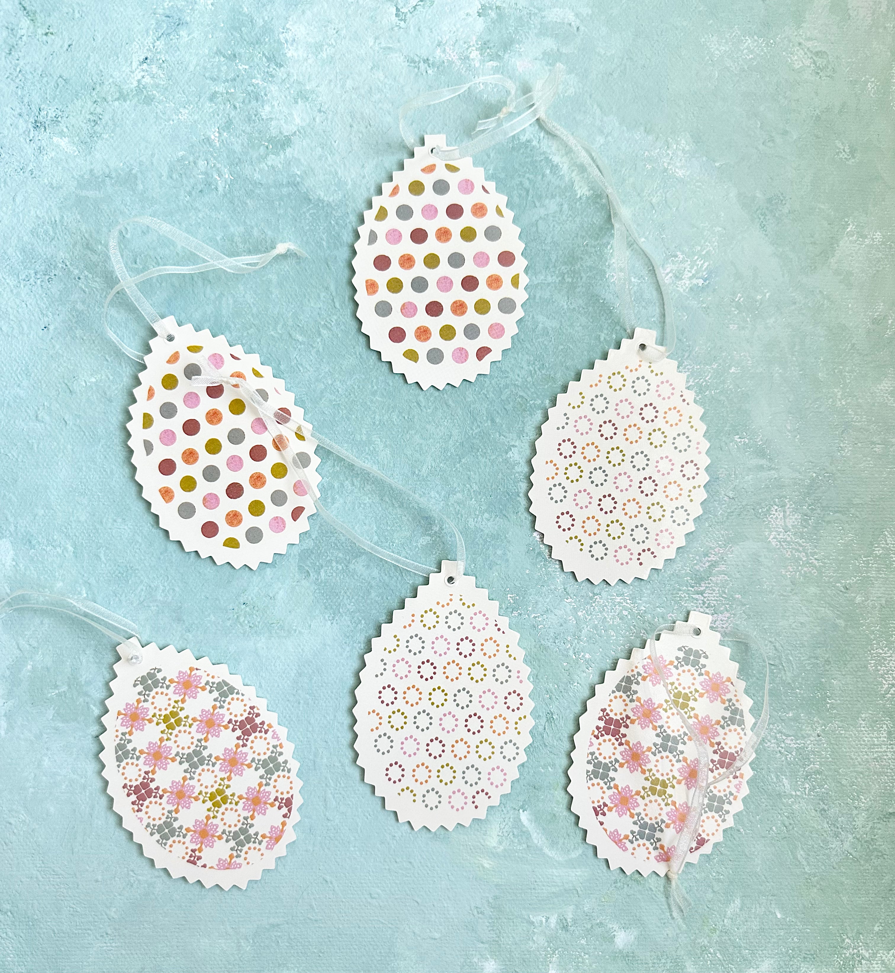 Easter Ornament Eggs in Box - 2012