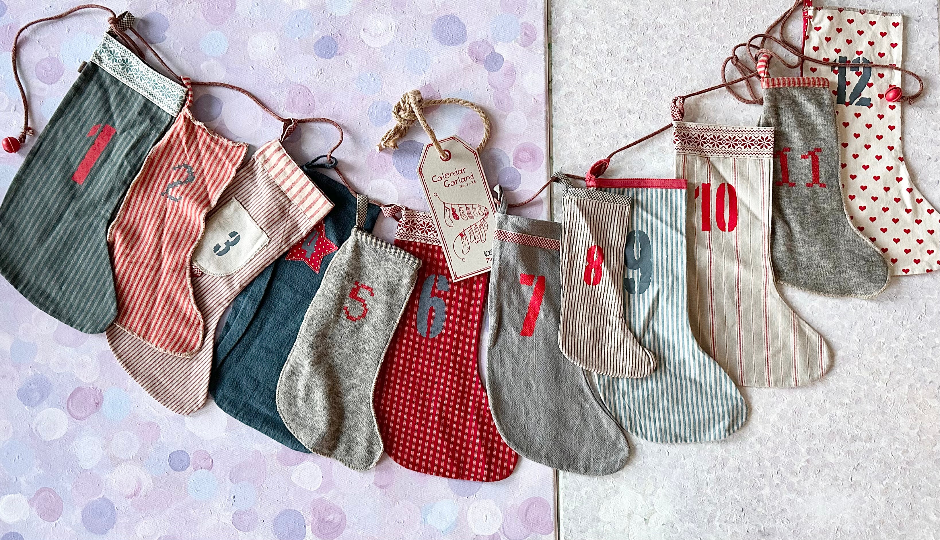 Large Stocking Advent Calendar - 2014