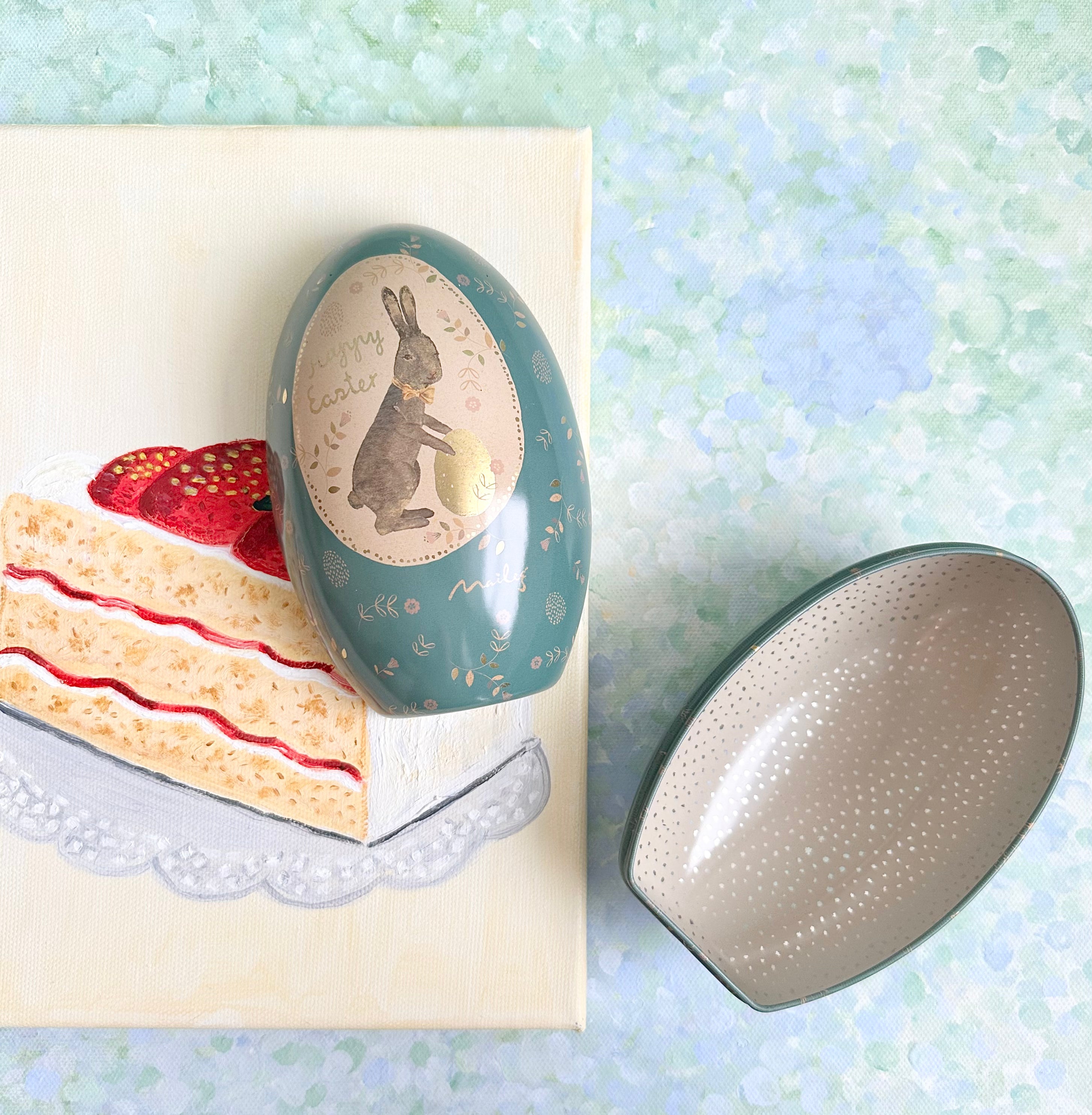 Large Easter Metal Egg - 2017