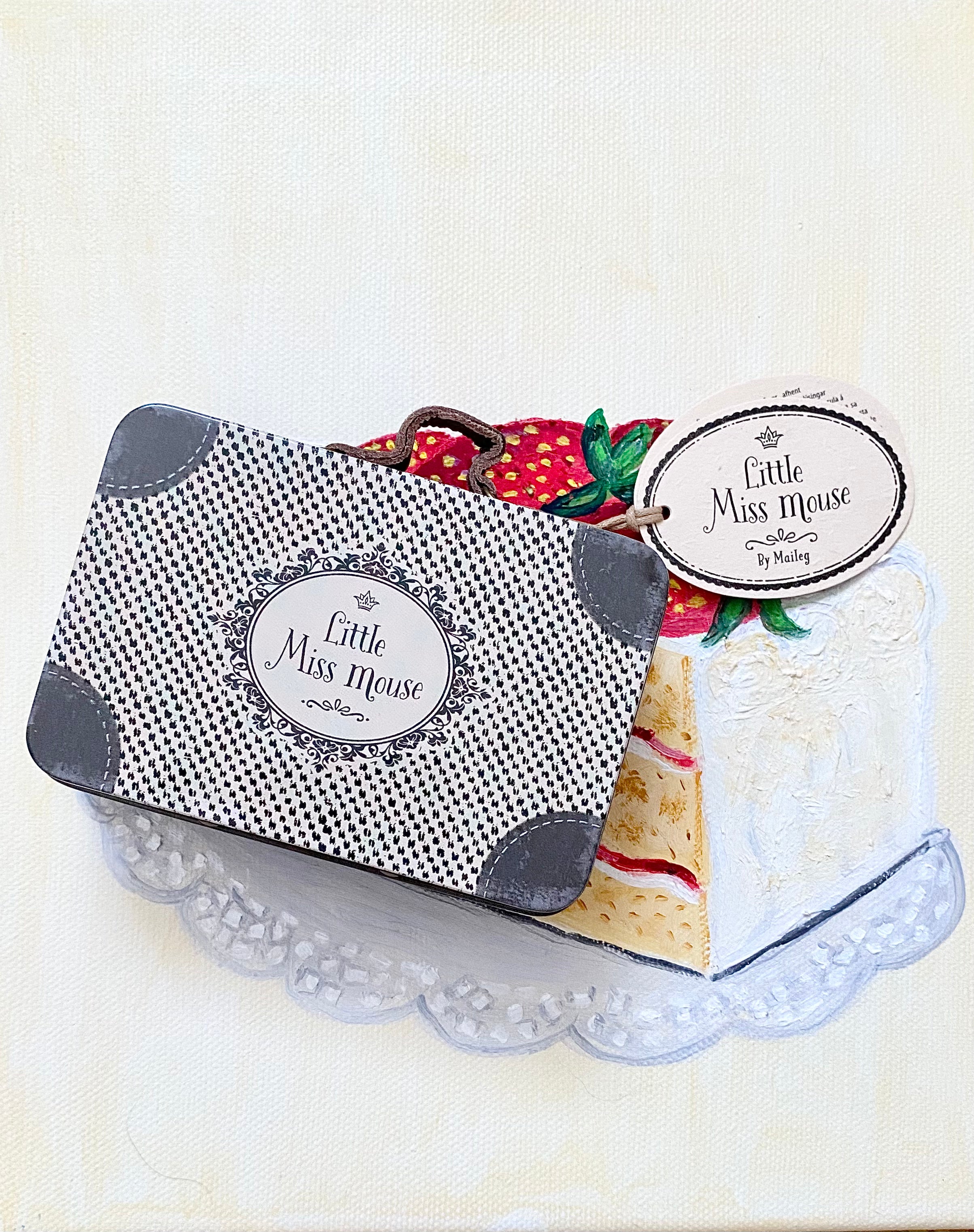 Suitcase/tin - Little Miss Mouse