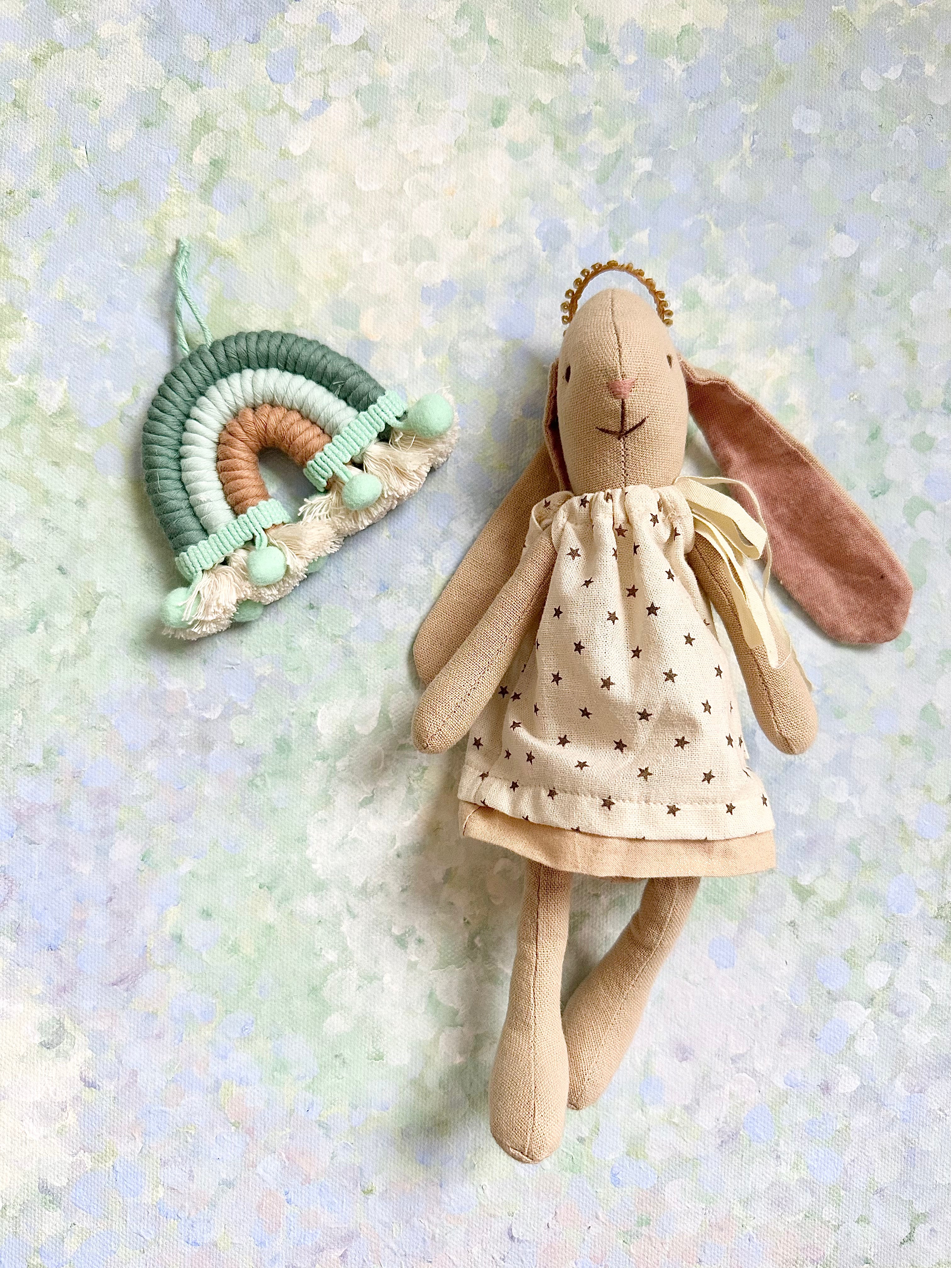 Miniature Macrame Rainbow