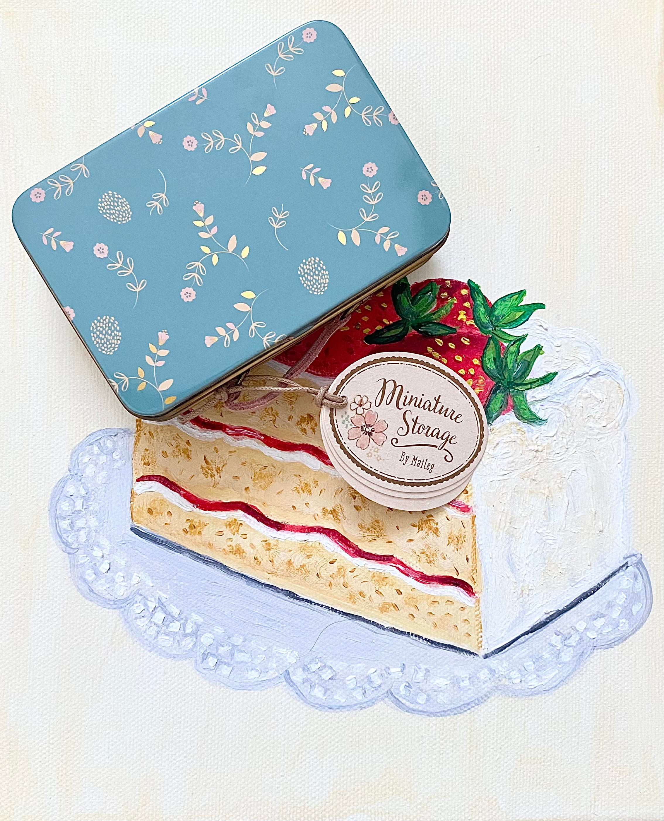 Suitcase/tin - Blue Merle