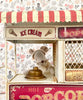 Miniature Vintage Popcorn Cart