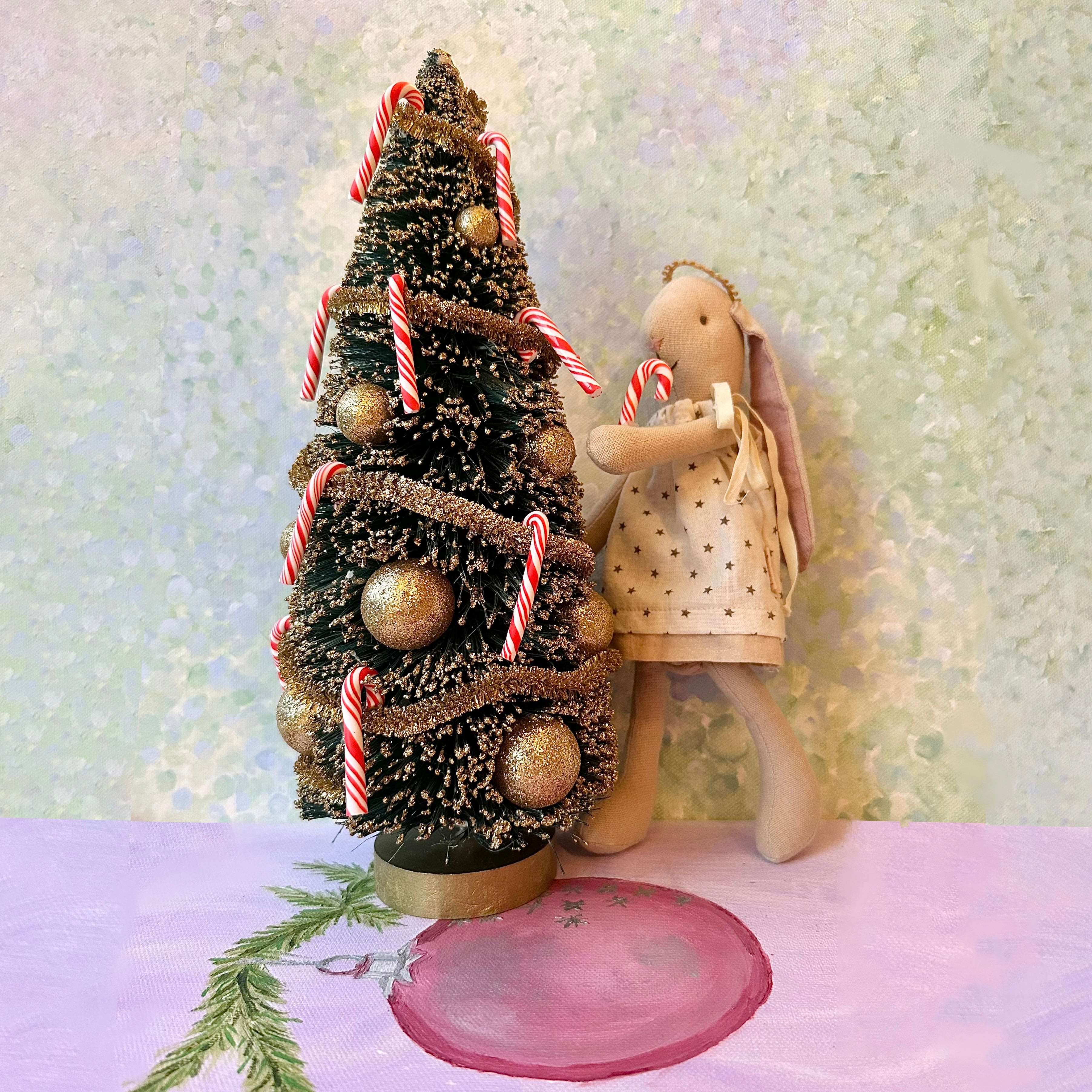 Set of Christmas Candy Canes