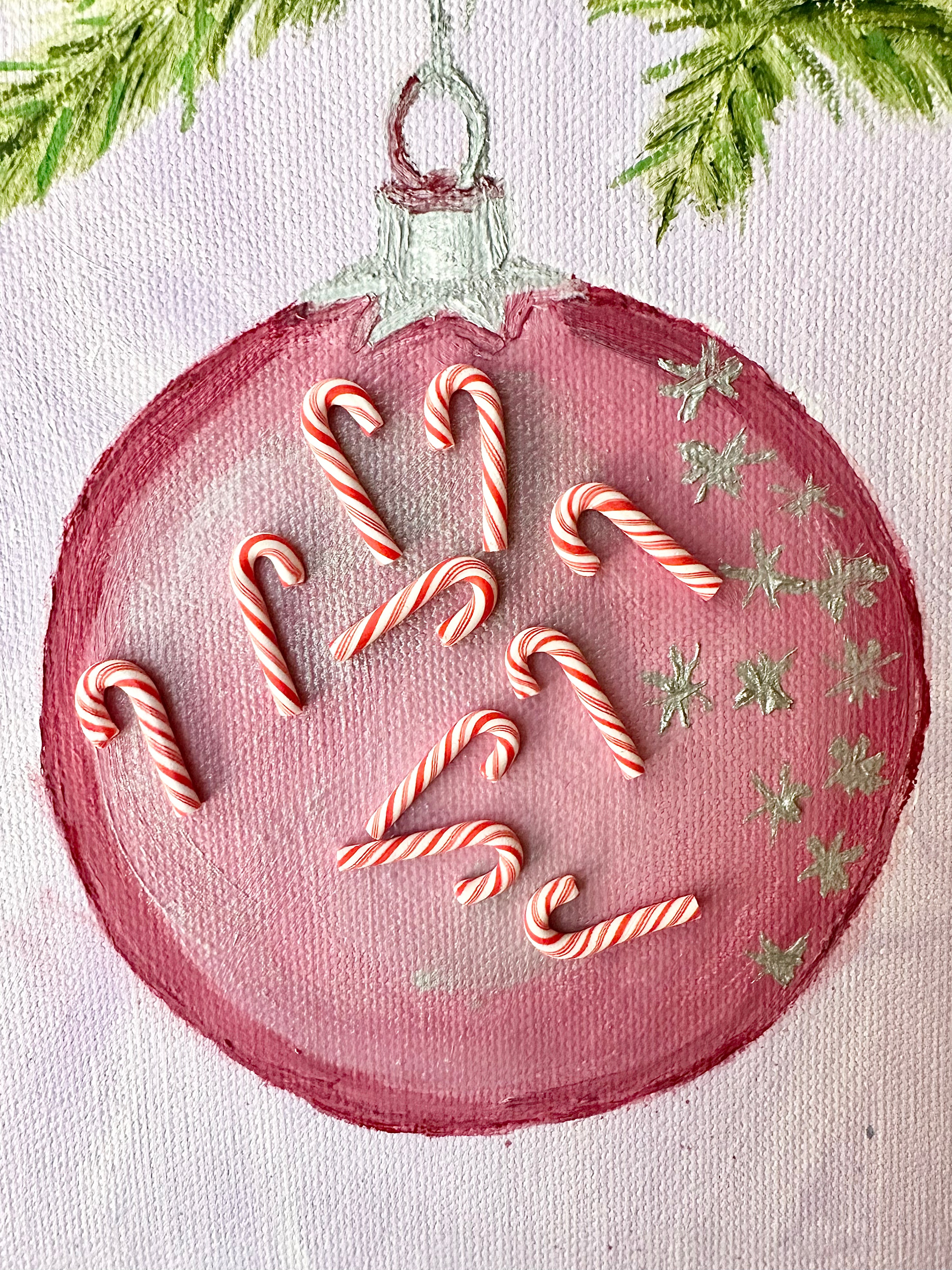 Set of Christmas Candy Canes